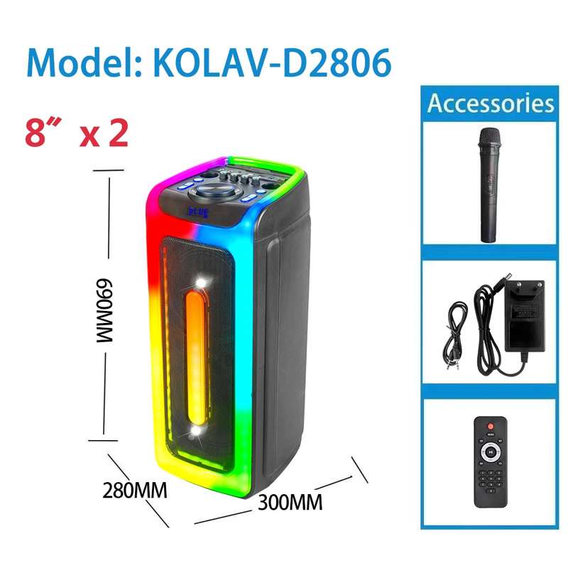 اسپیکر بلوتوثی مدل KOLAV-D2806