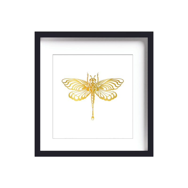 تابلو طلاکوب زرکات طرح پروانه مدل Butterfly