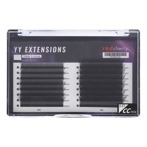 مژه مصنوعی اکستنشن تکی رد چری مدل YY Style CC