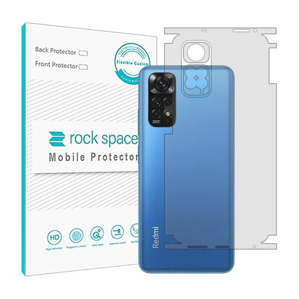 محافظ پشت گوشی شفاف راک اسپیس مدل HyGEL مناسب برای گوشی موبایل   شیائومیRedmi Note 11 International