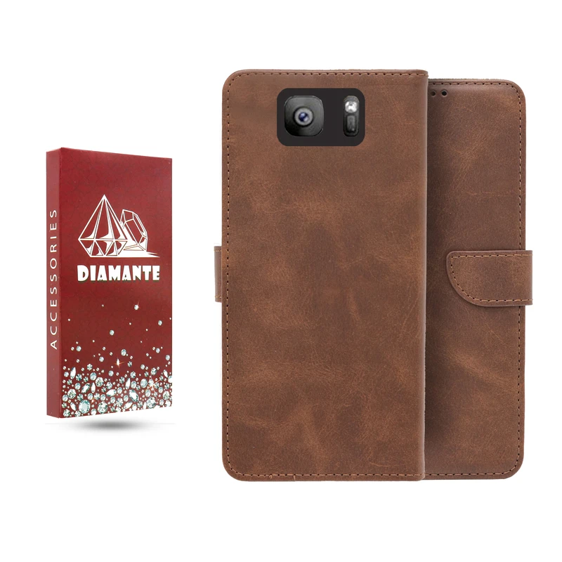 کیف کلاسوری دیامانته مدل چرم مناسب برای گوشی موبایل سامسونگ Galaxy S7