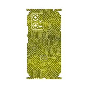 MAHOOT Yellow Snake Skin-FullSkin Cover Sticker for Xiaomi Redmi Note 12 5G