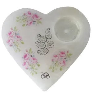 جاشمعی سنگ نمک طرح قلب کد W4R4V5555