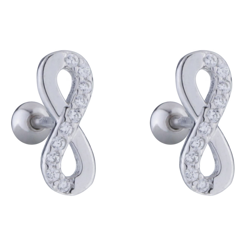 پیرسینگ نقره زنانه مایا ماهک مدل MSP028 بسته 2 عددی