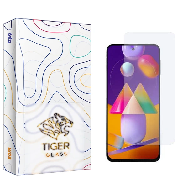 محافظ صفحه نمایش تایگر گلس مدل SAM2 مناسب برای گوشی موبایل سامسونگ Galaxy M31s