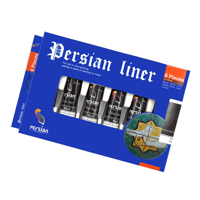 خمیر دورگیر پرشین مدل L-101 B حجم 19 میلی لیتر بسته 6 عددی