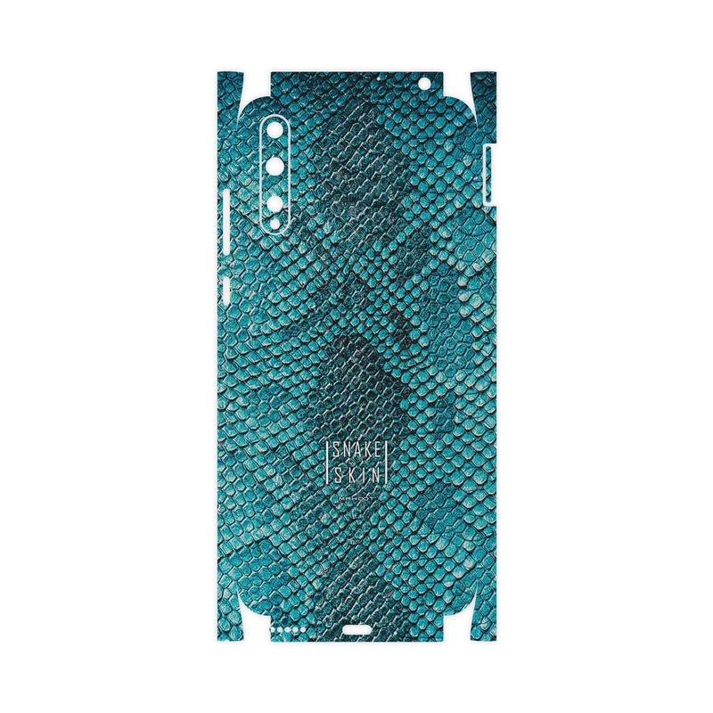 برچسب پوششی ماهوت مدل Blue Snake Skin-FullSkin مناسب برای گوشی موبایل هوآوی Y8p