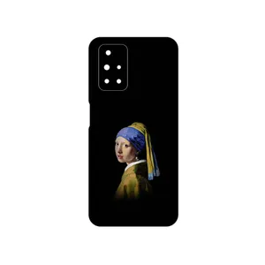 MAHOOT Girl with a Pearl Earring of Vermeer Cover Sticker for Xiaomi Redmi 10