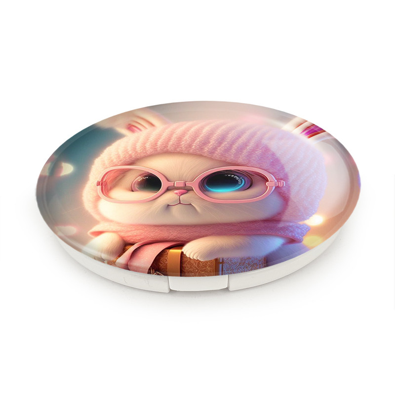 آینه جیبی خندالو طرح خرگوش مدل تاشو کد 26229