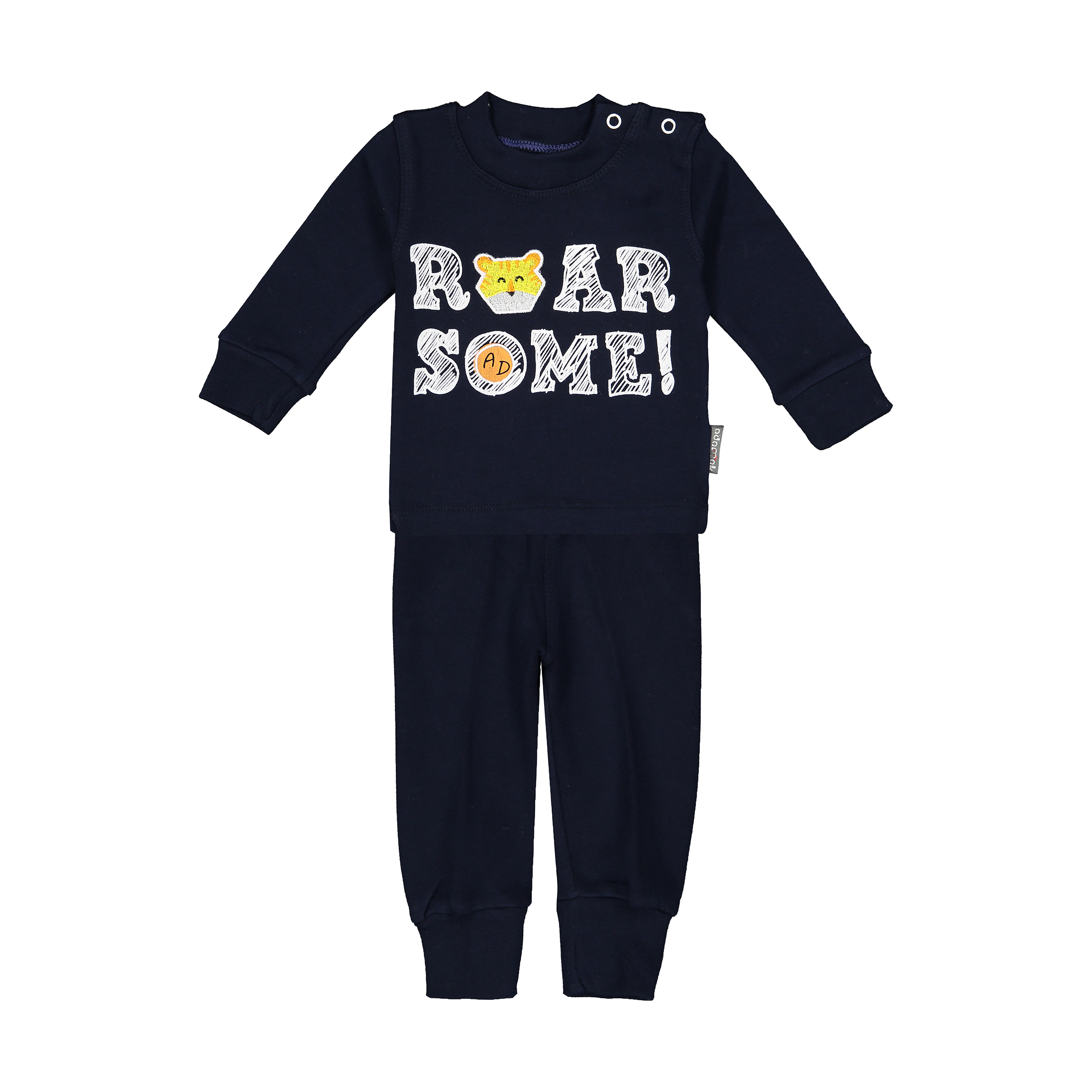 ست تی شرت و شلوار نوزادی پسرانه آدمک مدل 2171123-59