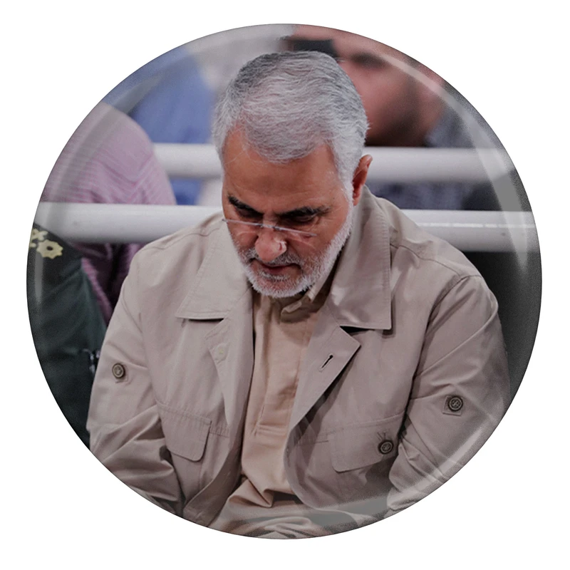 مگنت طرح سپهبد شهید حاج قاسم سلیمانی مدل S12236