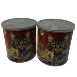 کنسرو غذای گربه وکسی مدل مرغ و جگر وزن 800 گرم مجموعه دو عددی