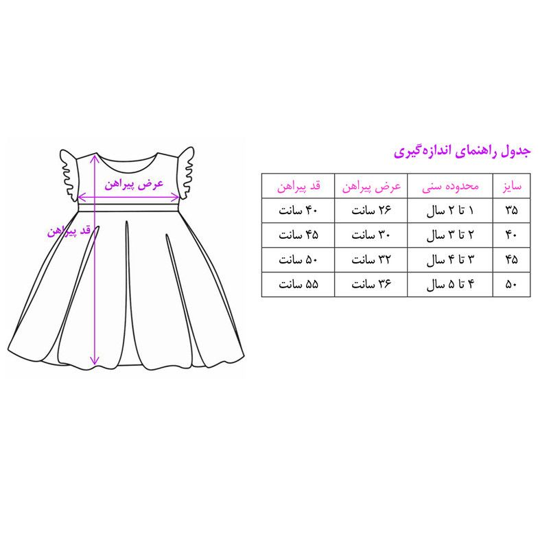 پیراهن دخترانه دلنار گالری مدل جوجه و خرگوش بامزه -  - 6