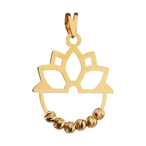 آویز گردنبند طلا 18 عیار زنانه الن نار مدل ELN1589