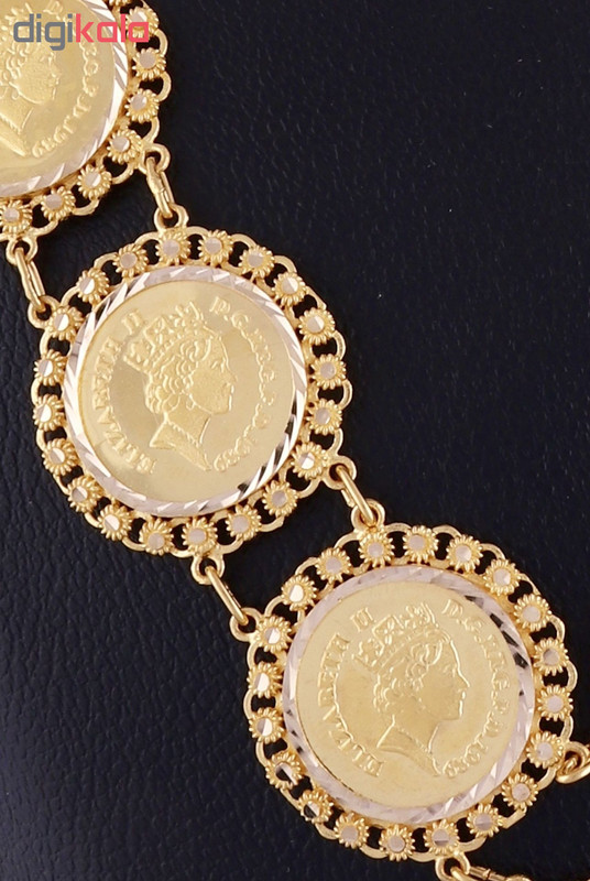 نیم ست طلا 18 عیار زنانه گوی گالری کد G351