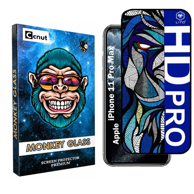 محافظ صفحه نمایش شیشه ای کوکونات مدل LIHD-MNK مناسب برای گوشی موبایل اپل iPhone 11 ProMax