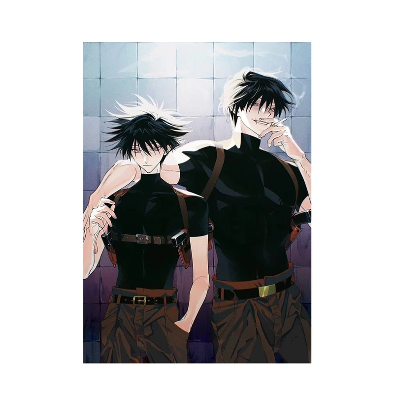 استیکر لپ تاپ و موبایل مدل انیمه طرح جوجوتسو کایسن توجی فوشیگورو Jujutsu Kaisen Toji Fushiguro کد 436