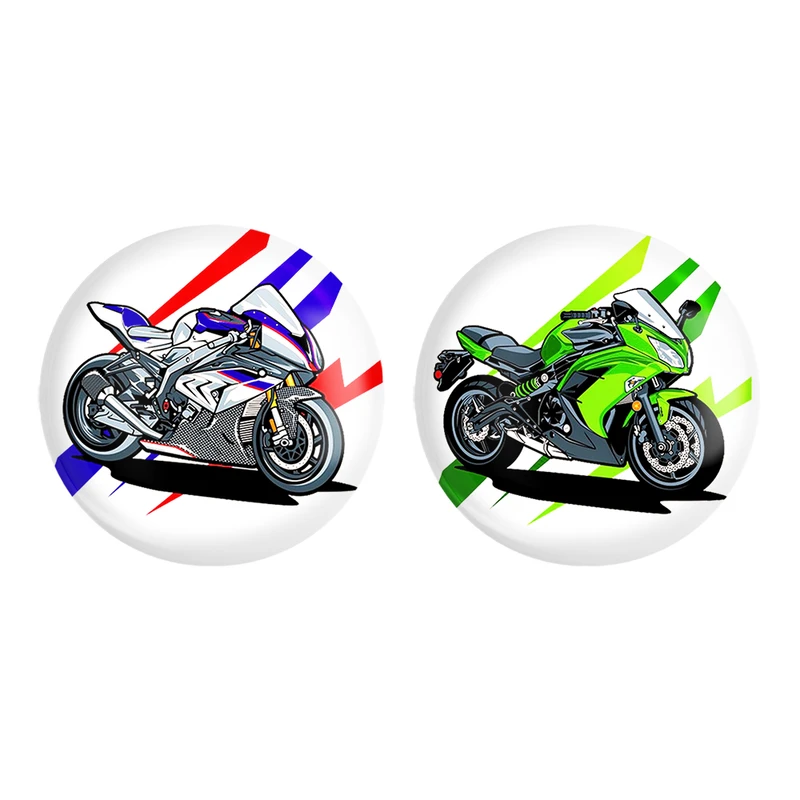 مگنت خندالو طرح موتور سیکلت کد 1034510337 مجموعه 2 عددی