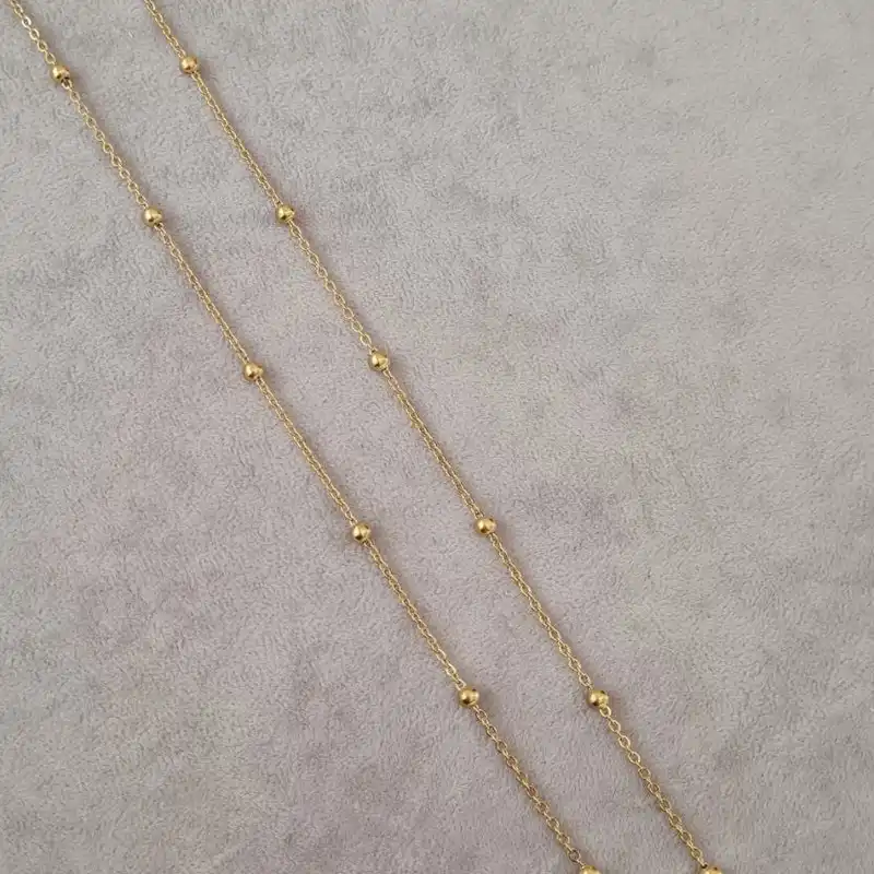 گردنبند زنانه مدل رومانتویی توپی