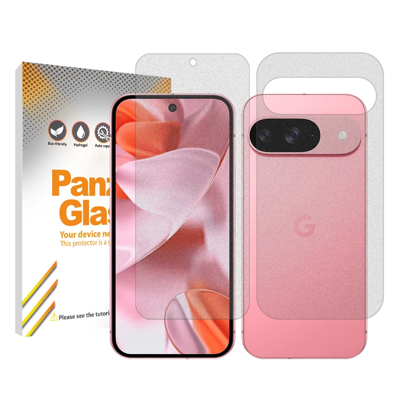 محافظ صفحه نمایش مات پنزر گلس مدل Resistant مناسب برای گوشی موبایل گوگل Pixel 9 به همراه محافظ پشت گوشی