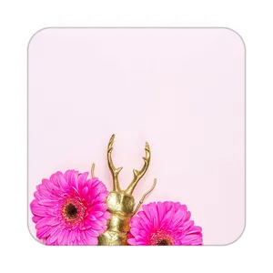 زیر لیوانی کاکتی طرح گل مدل mp17614