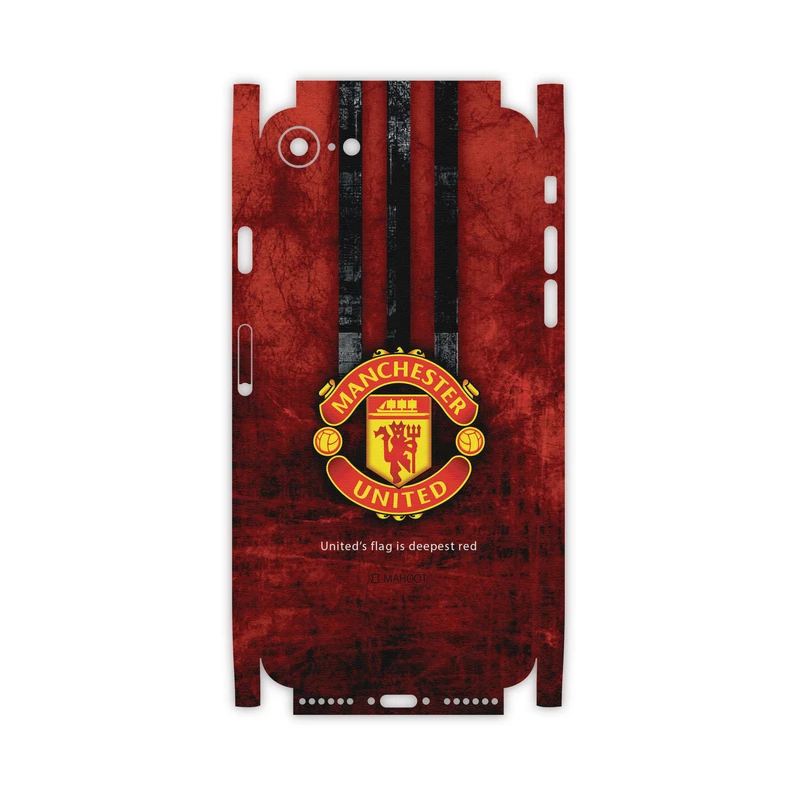 برچسب پوششی ماهوت مدل Manchester-United-FC-FullSkin مناسب برای گوشی موبایل اپل iPhone 8
