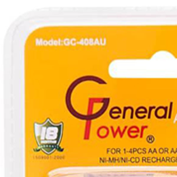 شارژر باتری جنرال پاور مدل GC-408AU
