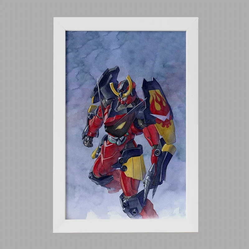 تابلو خندالو مدل انیمه گورن لاگان کد 32296