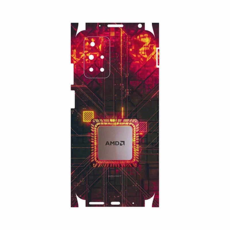 برچسب پوششی ماهوت مدل AMD-Brand-FullSkin مناسب برای گوشی موبایل شیائومی Redmi 10