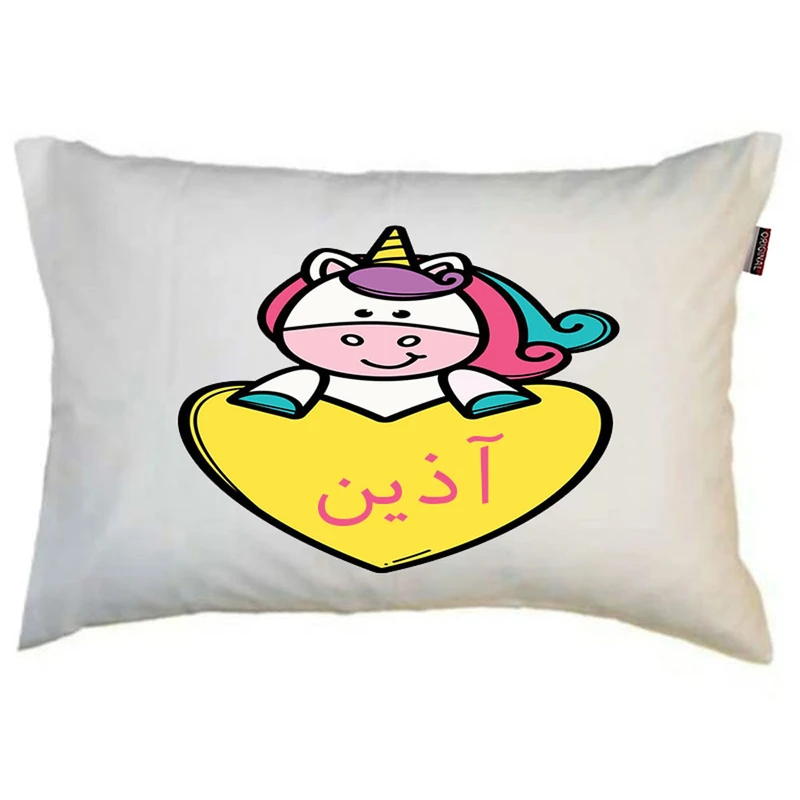 بالش ناریکو مدل کودک طرح دخترانه اسم آذین کد 0159