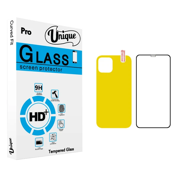 محافظ صفحه نمایش یونیک مدل ULTRA مناسب برای گوشی موبایل اپل iPhone 12 mini به همراه محافظ پشت گوشی