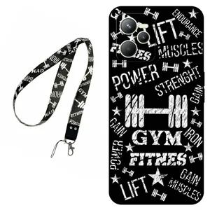 Megafone Gym 0010 Cover For Realme C35 Mobile Neckband