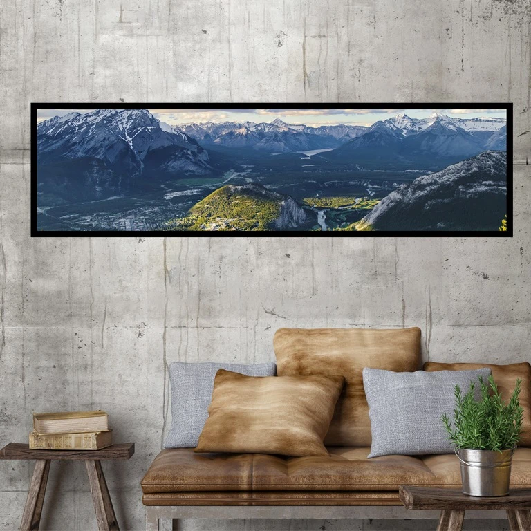 تابلو بکلیت طرح طبیعت کوهستان و دشت مدل B-7537