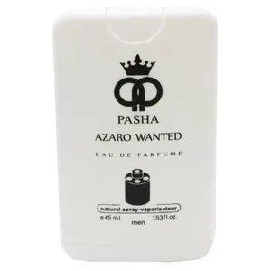 عطر جیبی مردانه پاشا مدل Azaro Wanted حجم 45 میلی لیتر