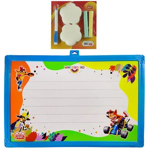 تخته وایت بورد ویان مدل EB75 Crash Bandicoot سایز 45×30 سانتی‌متر به همراه پاک‌کن و ماژیک و گچ