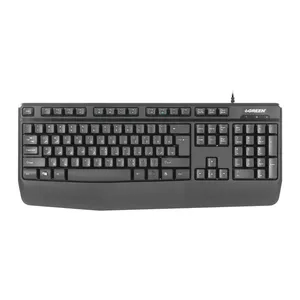 GreenGK306 Keyboard, Membrane Switch, Full-Size