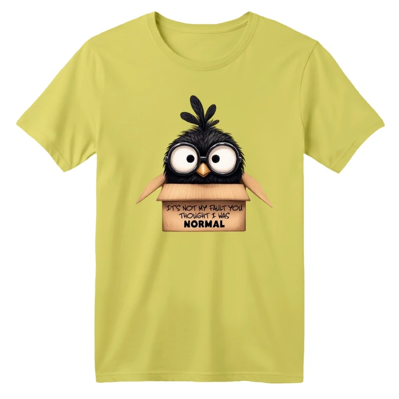 تی شرت آستین کوتاه بچگانه مدل جوجه و جعبه