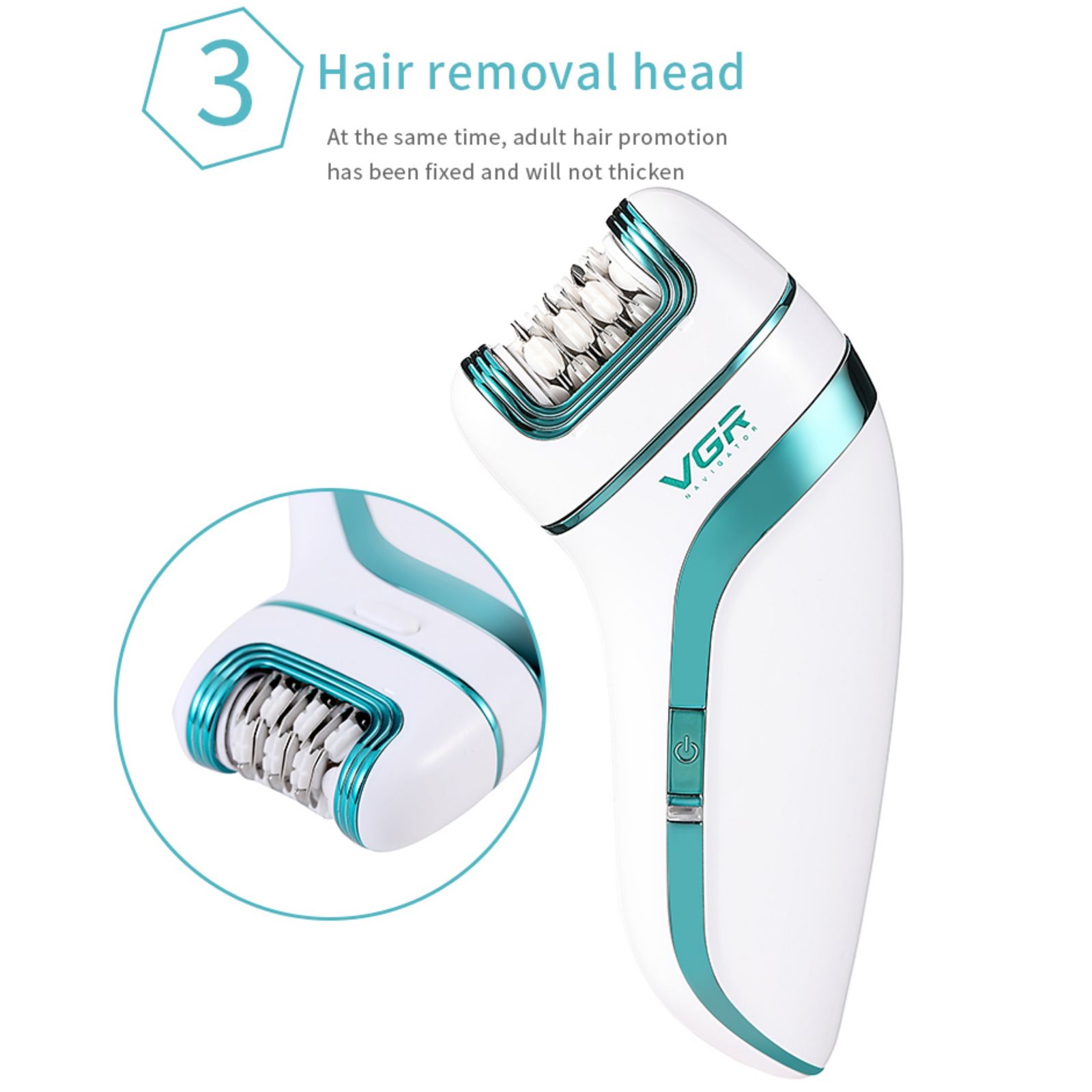 اپیلاتور وی جی ار مدل V-713 -  - 13