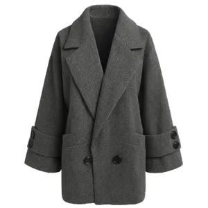 پالتو زنانه مدل فوتر جلو باز دونه برفی