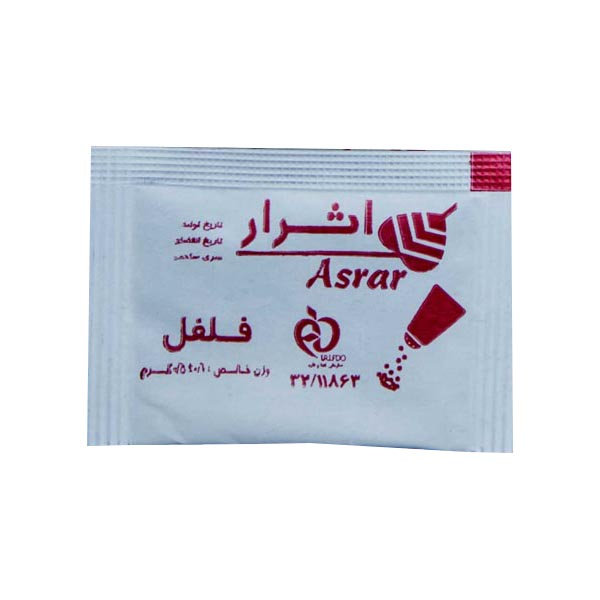 فلفل قرمز اثرار بسته 200 عددی 