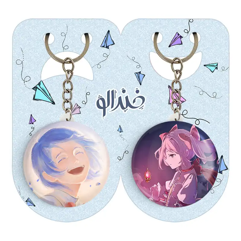 جاکلیدی خندالو مدل سایاکا میکی انیمه مجیک مادوکا کد 1836018363 مجموعه 2 عددی