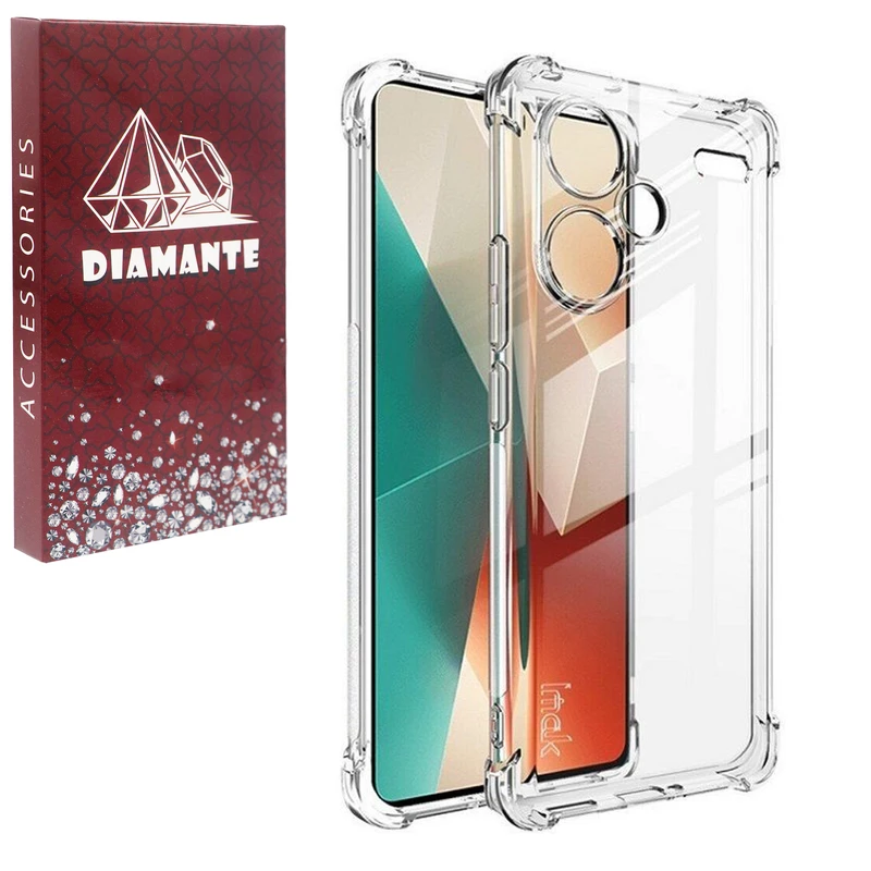 کاور دیامانته مدل ساده مناسب برای گوشی موبایل شیائومی Redmi Note 13 Pro Plus