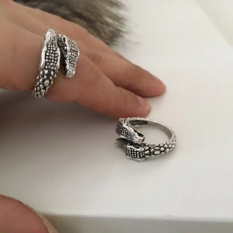 انگشتر مدل تمساح کد a242