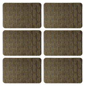 زیربشقابی طرح کلاسیک کد 8857 بسته 6 عددی 