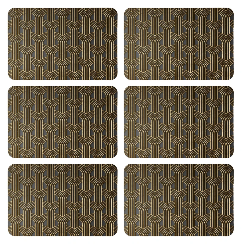 زیربشقابی طرح کلاسیک کد 8857 بسته 6 عددی 