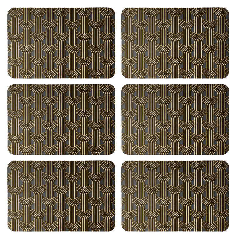 زیربشقابی طرح کلاسیک کد 8857 بسته 6 عددی 