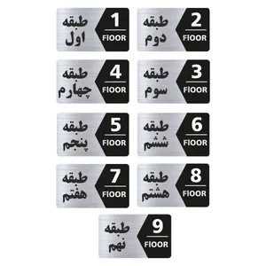 تابلو راهنما طرح طبقات مدل GNS709 مجموعه 9 عددی