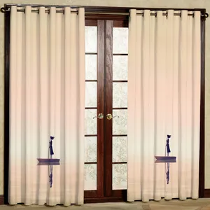 پرده مدل دختر و قایق هازان پانچی کد 2260 سایز 140x200 سانتی متر