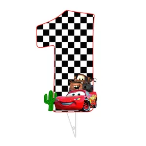  تاپر طرح عدد 1 مدل ماشین مک کوئین