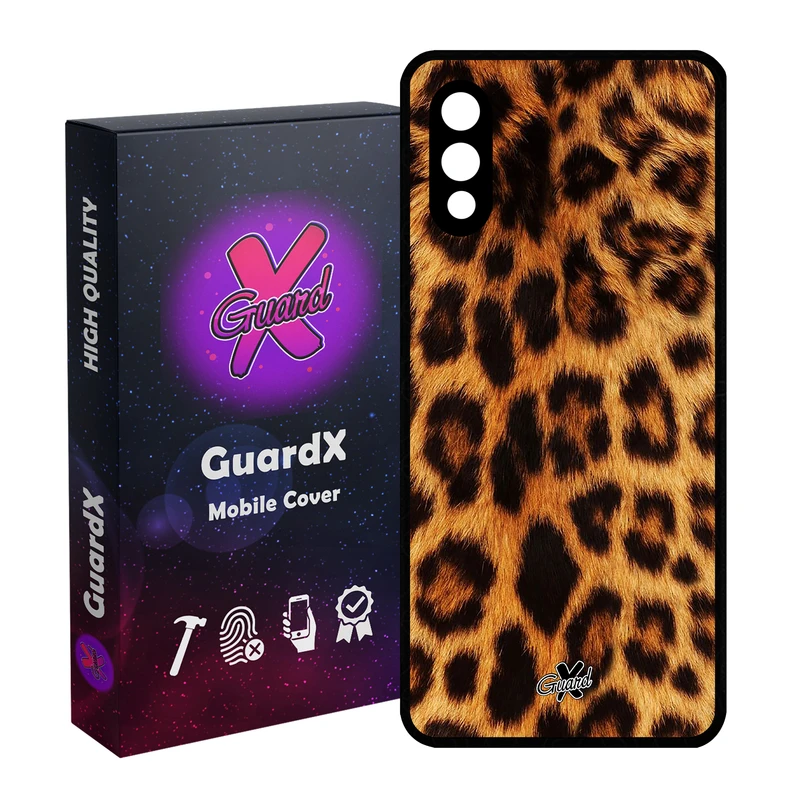 کاور گارد ایکس طرح Leopard مدل Glass10095 مناسب برای گوشی موبایل سامسونگ Galaxy A02 / M02